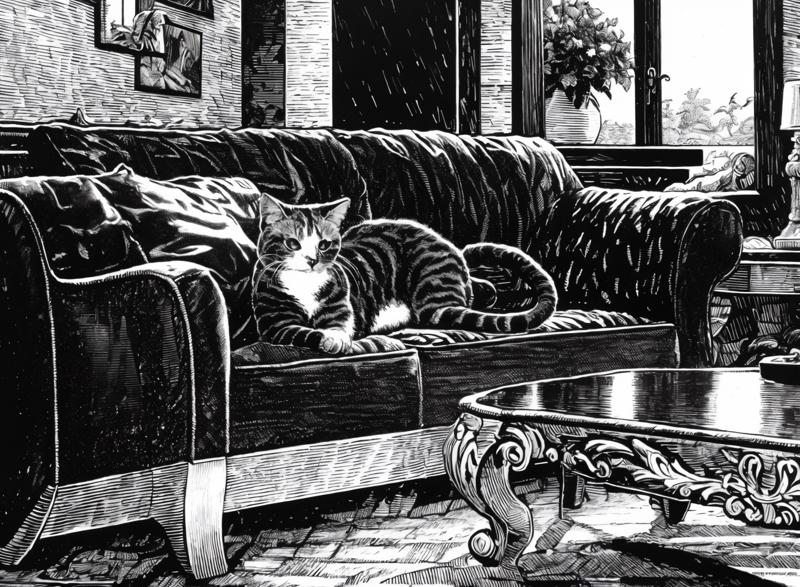 01883-1999842481-banhua, a cat, indoor,mansion,Indoor, sofa, window, table, floor,   _lyco_banhua-000003_1.0_,best quality,masterpiece, Monochrom.png